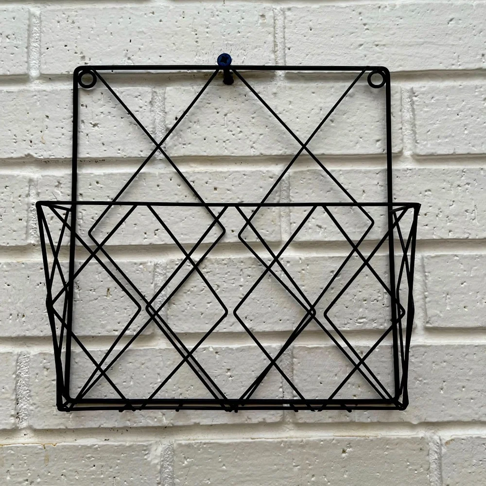 Wall mount stainless steel basket